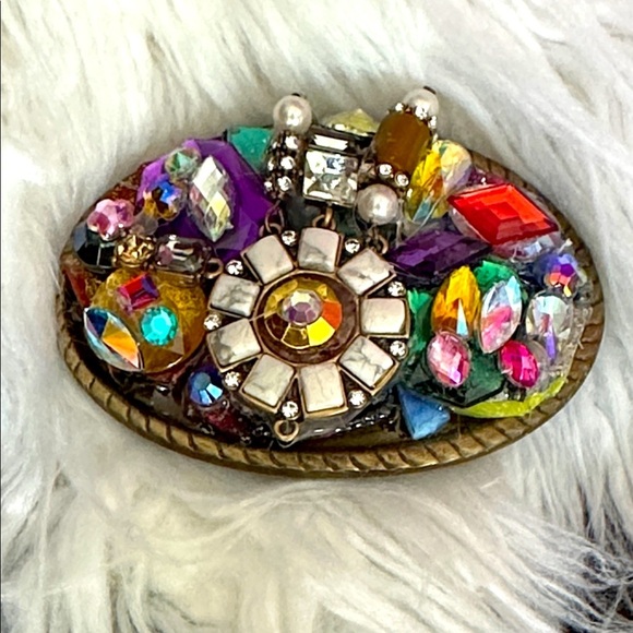 Rubyrudi Artist Artisan Repurposed Belt Buckle | Western Rockabilly Up Cycled main image 8